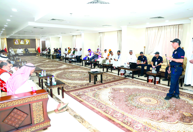 <p>The Bahrain Haj Mission held a co-ordination meeting with licensed Bahraini tour operators to ensure smooth and organised entry of pilgrims to the holy sites.</p>
<p>During the meeting, Bahrain Haj Mission security committee head Major Ahmed Al Ahmed thanked the tour operators for their co-operation and commitment to the instructions from the Bahrain Haj Mission and the relevant authorities in Saudi Arabia, which play an important role in ensuring the safety and security of pilgrims.</p>
<p>He emphasised the importance of co-operation between the mission and tour operators to ensure a successful Haj season and the highest level of organisation.</p>
<p>Security committee member Nasser Al Saadoun presented the transport plan. He explained that the meeting aimed to clarify the organisational instructions for entering the holy sites and transporting pilgrims, including adhering to the set timings and routes for each campaign, in line with the directives of the Saudi authorities, to ensure the comfort and safety of all pilgrims.</p>